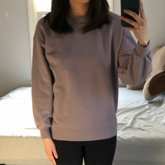 Perfectly Oversized Crew in Violet Verbena (6??) - Picture 15 of 16